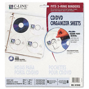 CD and DVD Binder Refill Pages