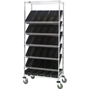 Mobile Wire Shelving Unit