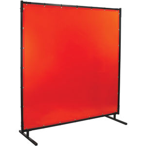 8' x 8' x 14mil Orange Transparent Vinyl Protect-O-Screens HD