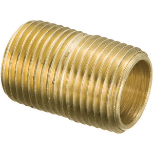 1/2" x CLOSE  Brass Pipe Threaded Nipple Plumbing NPT Fitting 