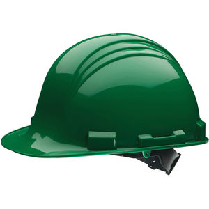 PEAK Dark Green HDPE Pin Lock Hard Hat w/ 4Pt Suspension