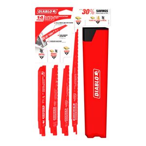 ＊handmade＊no.141 14Pc Bi-Metal Assorted Diablo™ Reciprocating Blade Set
