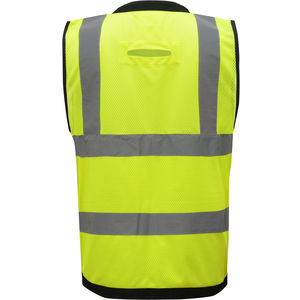 セキュリティ・セーフティ AGVPISTAGPRROSSI20YEARSLIMITEDEDITION L HV264D Hi-Vis Lime Zipper Mesh Type R Class 2 Body Guard