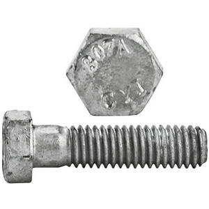 50-Count Crown Bolt 10830 1/4 Inch x 5 Inch Hot Dipped Galvanized Steel Hex-Head Lag Screws 