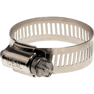 9/16 Wide Band 3/8-7/8 10pc 18-8 S/S Diameter #6 Stainless Hose Clamp 300 SS 