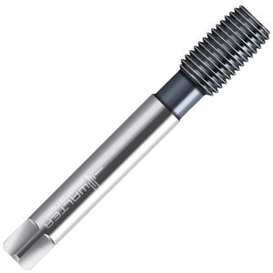 M12 - 1.75 x 110.01mm OAL TiCN Carbide Modified Bottoming M12 - 1.75 x 110.01mm OAL TiCN Carbide Modified Bottoming
