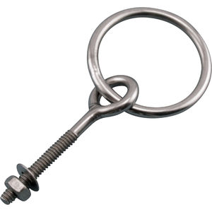 Eye Bolt Stainless Steel Forged WLL 400 lb 1/4" diameter Thread W/Nut and Washer 