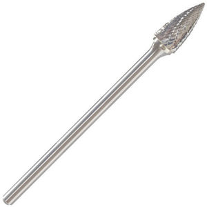 BLACKSTONE 1//8/" x 1//4/" 1//8/" SG-44 Pointed Tree Double Cut Carbide Burr