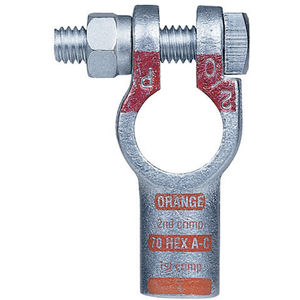 2/0 Gauge Negative Orange Straight Clamp Battery Connector | Fastenal