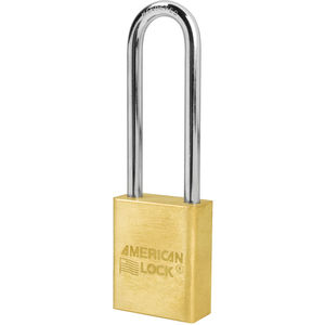 Master Lock - Padlock: Brass, Keyed Different, 1-1/2″ Wide