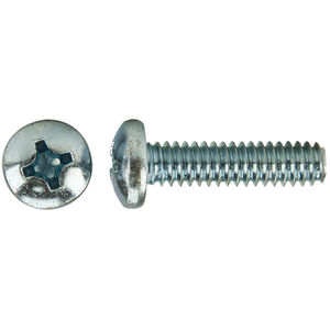 Hex Washer Head 18-8 Stainless Steel Thread Rolling Screw for Metal Pack of 25 Slotted Drive Passivated Finish #8-32 Thread Size 3/8 Length