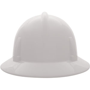475393 White Topgard®Class E Fas-Trac® Full Brim Hard Hat | Fastenal
