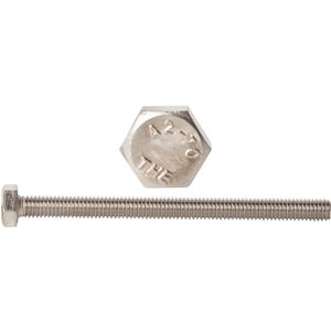 M8-1.25 x 30 mm (FT) 8.8 Hex Cap DIN 933 Plated - The Nutty