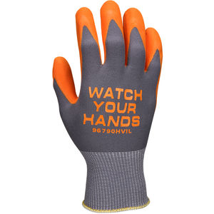 Large Work Gloves - Fastenal Gray Textured Nylon/Spandex Breathable