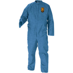 2X-Large Blue SMS Fabric Zipper Serged Disposable Coverall | Fastenal