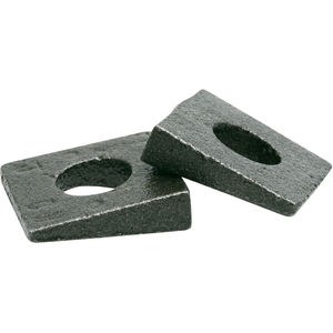 1/2" Square Bevel Wedge Washer Galvanized Iron Lot Of 12 