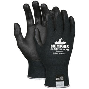 L Series 9178nf Black Smooth Foam Nitrile Coated Kevlar Knitwrist Palm Coated Cut Resistant Glove Fastenal