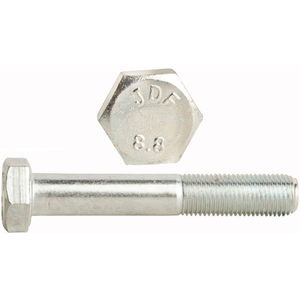 M12-1.25 x 60mm DIN 960 Class 8.8 Zinc Finish Hex Cap Screw | Fastenal