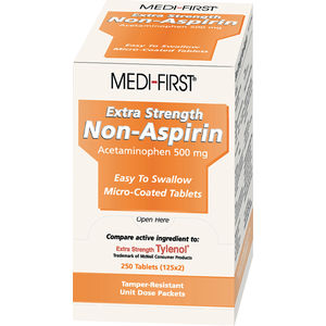 500mg Non-Aspirin Extra Strength Aypanal 250Ct | Fastenal