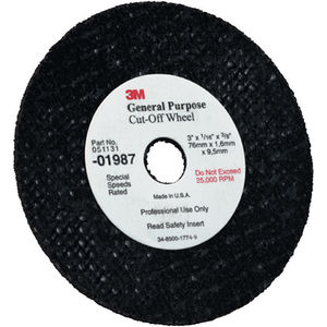High Speed Cut Off Wheels 3" x 1/16" x 3/8" KEEN Abrasives #13032 Pack 10 