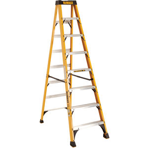Louisville Ladder 02 - Step Fiberglass Folding Step Ladder