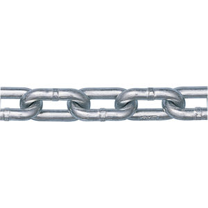 #4 215lb-WLL Zinc Plated Low Carbon Straight Link Mach Chain | Fastenal