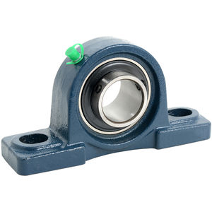 1 Pack OCTOPUS UCP202-10 5/8 Inch Mounted Pillow Block Ball Bearing Industrial Self Aligning UCP 202-10 2-Bolt Mounted Cast Iron Base Mount & Steel Bearing with 2” Bore