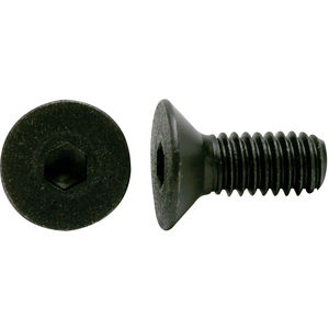 12-24 x 1" Flat Head Socket Cap Screws Grade 8 Steel Black Oxide Qty 25