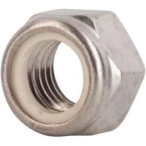 M5-0.8 300 pcs DIN 985 A4 Stainless Steel Metric Hex Nylon Insert Stop Lock Nuts 