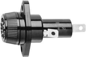 Panel mount midget fuse holder