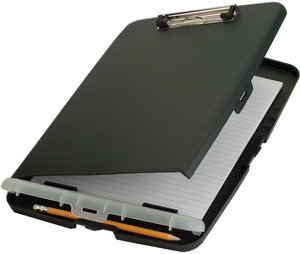 Charcoal Recycled Plastic Slim Ecologo Clipboard Storage Box Charcoal Recycled Plastic Slim Ecologo Clipboard Storage Box Fastenal
